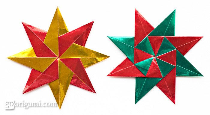 Origami Stars for Christmas — Modular Origami - Go Origami