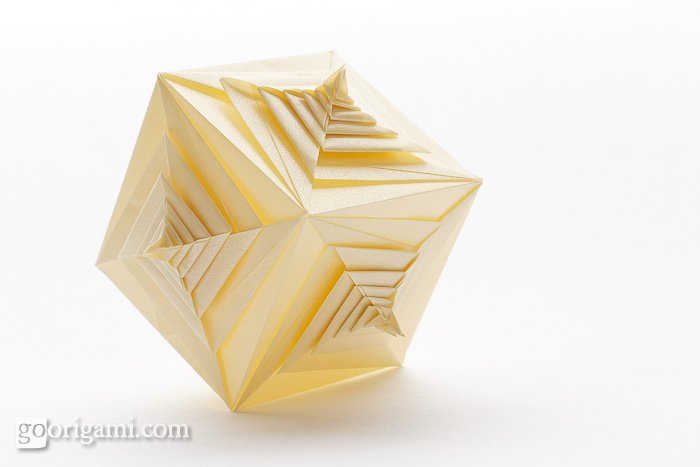 Spiral Faced Cube by Tomoko Fuse