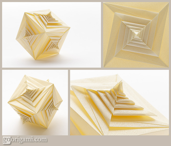 Spiral Faced Cube by Tomoko Fuse