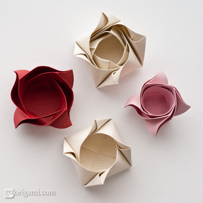 Rose Box by Maria Sinayskaya Go Origami!