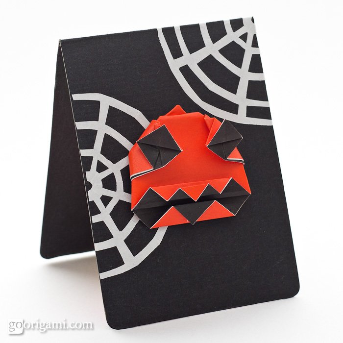 Crazy Jack - Halloween Origami Card