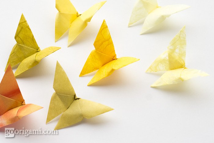 how to make paper butterfly step by step