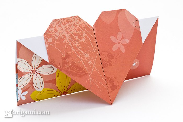 Origami Heart Envelope by Eric Strand