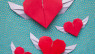 Flying Origami Heart