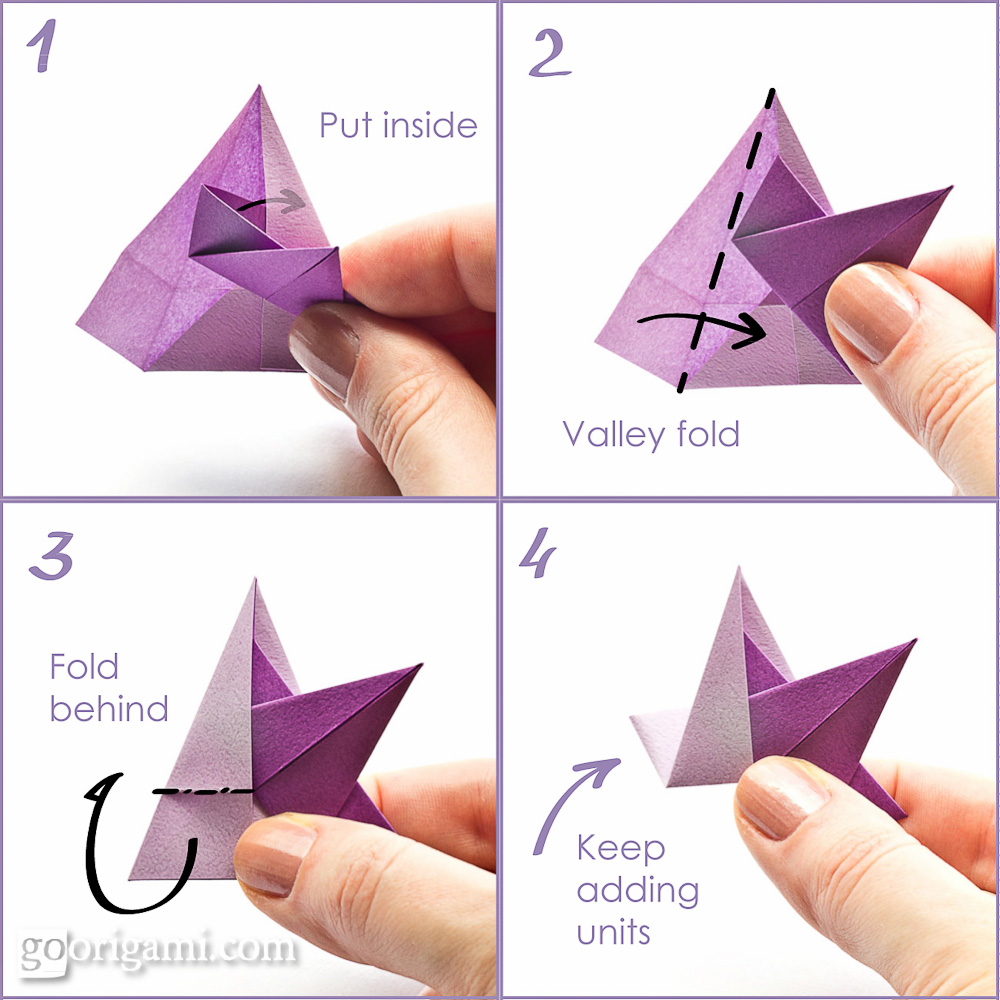 easy modular origami instructions