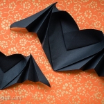 Bat-Winged Origami Heart