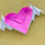 Origami Bat-Winged Heart