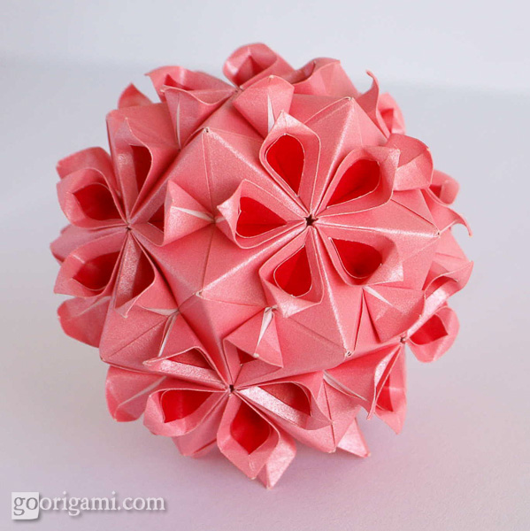 Cherry Blossom Kusudama Cherry Blossom Kusudama Tutorial