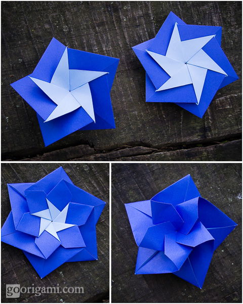 Jong Ie Nara Pororo Origami Dualside Colored Paper Clean Tech 14 Sheet x 2pcs