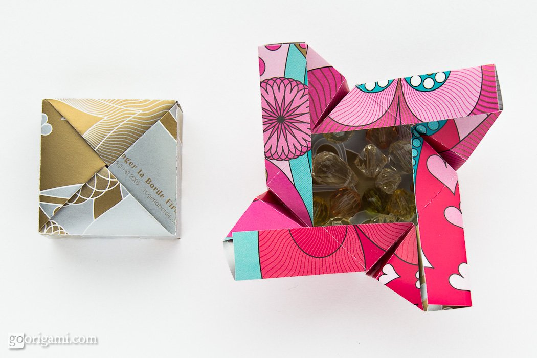 Rectangular Diy Origami Boxes Gathering Beauty