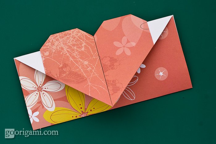 Origami Heart Envelope 8