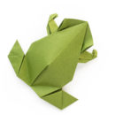 Pre-Columbian Style Origami Frog