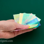 Chameleon Shiny Origami Paper
